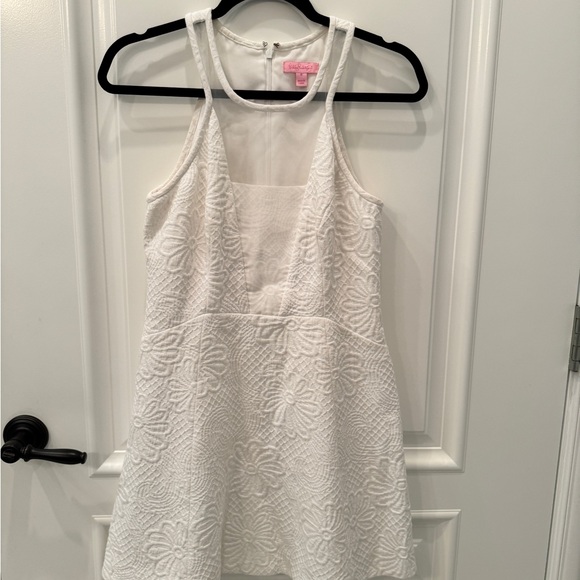 Lilly Pulitzer Resort White Floral Jacquard Elsie Dress - Picture 3 of 5